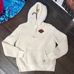 Harley-Davidson Cream Sherpa Hoodie